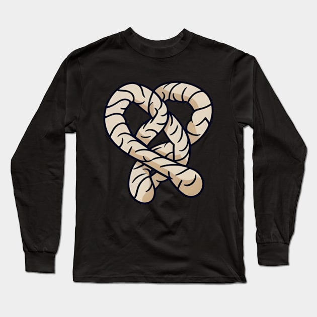 Pretzel Long Sleeve T-Shirt by NomiCrafts